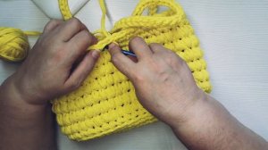 208❤Классная пляжная сумка крючком, для начинающих.