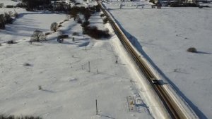 3 старинных храма под Серпуховом с высоты птичьего полета. Съемка храмов и местности с квадрокоптера