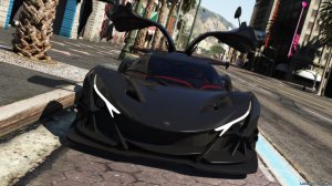 Крутой Спорткар из GTA 5 .