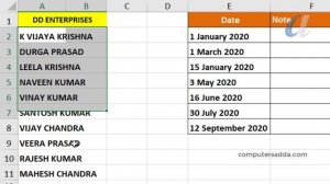 # Merge Across & Other Formatting Options in Excel Telugu || Computersadda.com