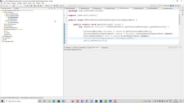 Hibernate n+1 problem and solution with example смотреть онлайн