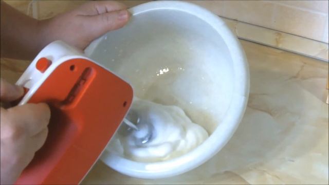 Карамельно-белковый крем. Простой рецепт.