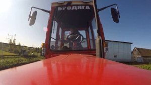 Осенний сезон. Пахота на т25 с самодельным плугом/Autumn season. Plowing on t25 with a homemade plo