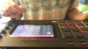 Techno on the mpc live test 1