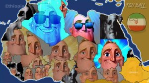 Mapping Today Africa (Relations between Countries - Iran) - Mr Incredible canny/Uncanny Part45