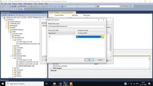 Creating Foreign Key Relationship in SQL Server Management Studio