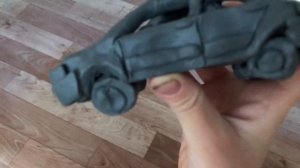 Краш тест машины из пластилина
