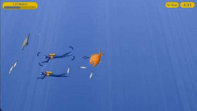 ЗОЛОТАЯ РЫБКА съела всех в океане игра Tasty Blue на канале Мистер Игрушкин смотреть онлайн