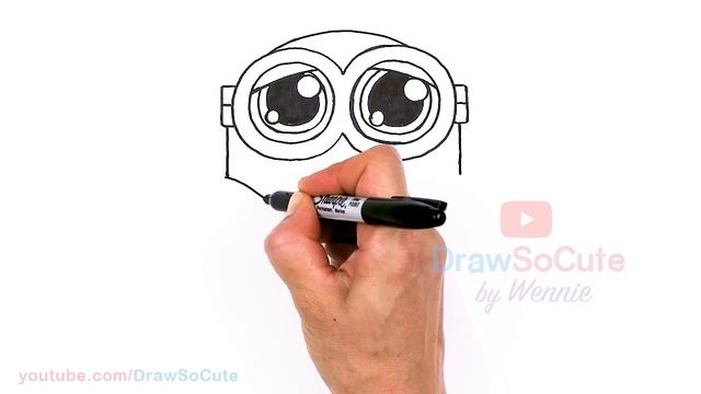 How to Draw Minion BOB with Puppy Dog Eyes смотреть онлайн