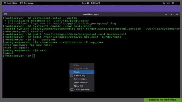 Set Up Streaming Replication in PostgreSQL смотреть онлайн