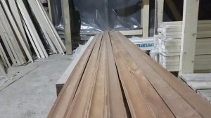 Плинтус термодревесина из осины Азбука-Леса