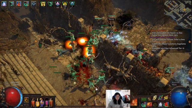 Path of Exile 3.8 - Vaal Skeleton, Zombie, Carrion Golem, Spectre Super Necromancer Build смотреть онлайн