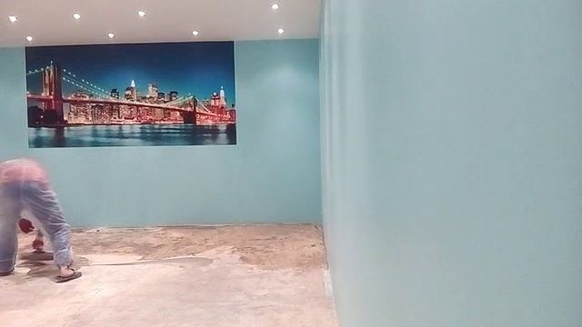 Грунтовка пола кварцевой смесью для полиуретанового наливного пола. смотреть онлайн