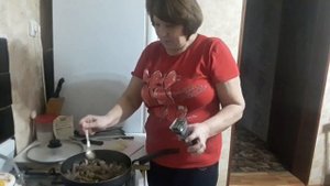 Жареная баранина, мы так любим.