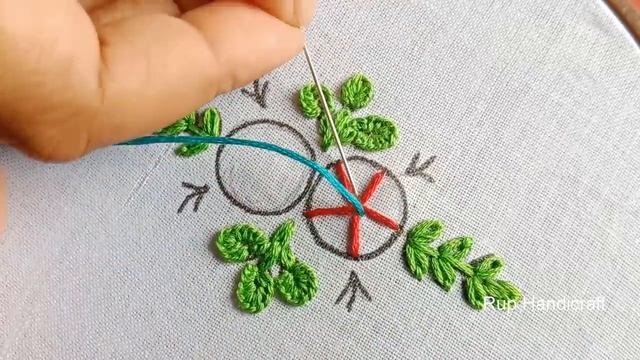 All over Design Latest Stitch by Hand Embroidery-39,আধুনিক ফুলকারি ডিজাইনে জামায় নকশা সেলাই