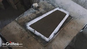 Производство садовых дорожек 800х600х50 мм мытый бетон
