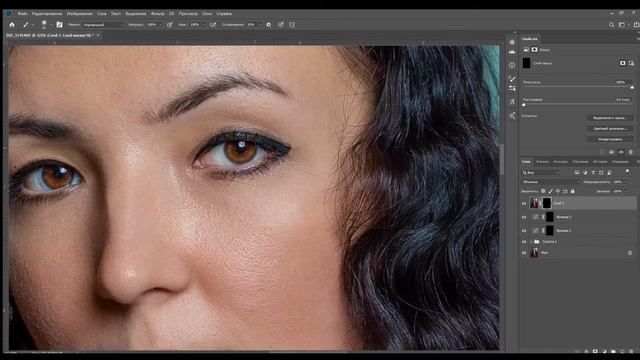Ретушь женского портрета смотреть онлайн