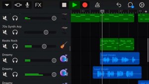 Трек, полностью создан в мобильном приложении Garage band