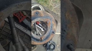 Дефектовка передней стойки, Audi 100 c4 Quattro, 2.8 AAH