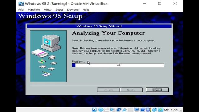 How to install Windows 95 in VirtualBox смотреть онлайн