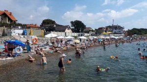 Новороссийск.  Пляж Мысхако в августе