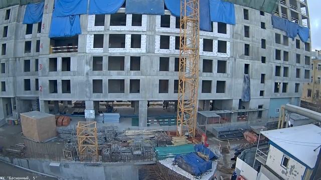 Таймлапс Басманный 5. 24 декабря 2016. Камера 2 смотреть онлайн