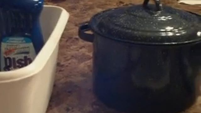 How to wash dishes in SHTF.