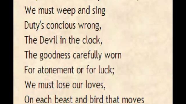 Song W.H.Auden смотреть онлайн