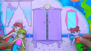 Бумажные Куклы Одеваются - Радуга Мать И Дочь Одеваются Русалкой - Barbie Story & Crafts