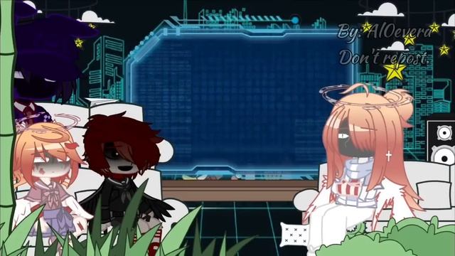 Afton family react to Michael Afton. [Fnaf] #fnaf #aftonfamily #react #gacha