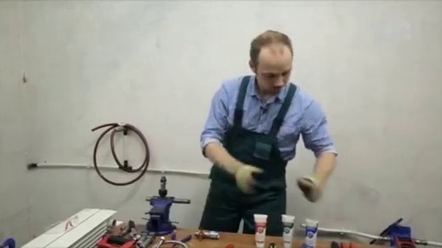 Замена крана с разрушенной резьбой смотреть онлайн