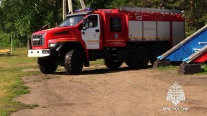 Профилактические занятия по пожарной безопасности в оздоровительном лагере