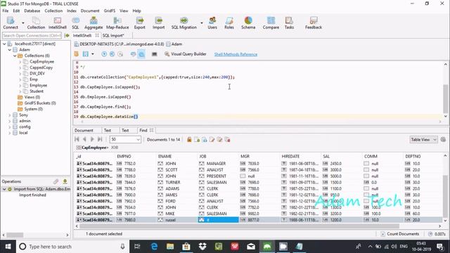 Capped Collections in MongoDB смотреть онлайн