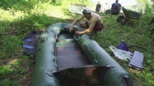 Обзор моторной лодки 290 (жесткий транец, слань). Подготовка к эксплуатации