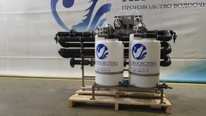 Блок приготовления и дозирования растворов флокулянта и коагулянта и флокулятор