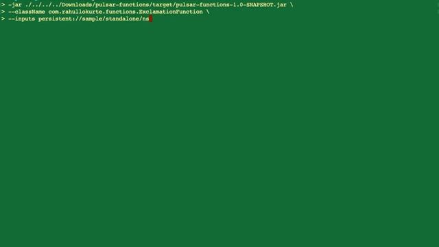 Apache Pulsar Function - Local Run Mode смотреть онлайн