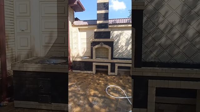 летний кухня барбекю комплекс ясаб берамиз. Тел 90 601 05 06 смотреть онлайн