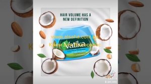 Крем для Волос с Кокосовым Маслом Vatika Coconut Hair Cream - Косметика для Ухода за Волосами
