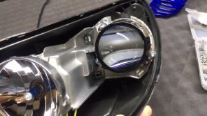 Kia Sportage III - замена линз на диодные Expression