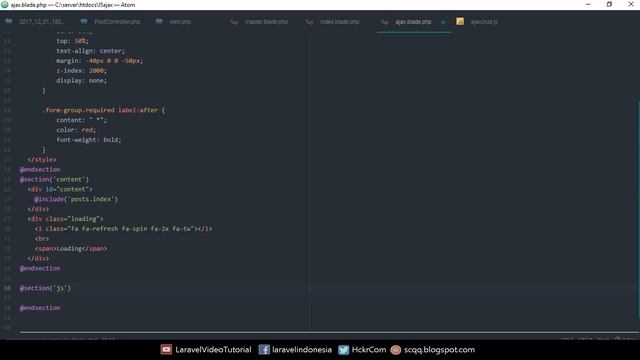 Laravel 5.5 Ajax Tutorial : ADVANCED CRUD example Search, Sort, Paginate with Ajax