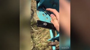 Сгребаю сено навесными граблями на тракторе т 40