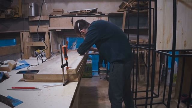 Прикроватная банкетка из дуба // Oak bedside bench // ISAEVCRAFT смотреть онлайн