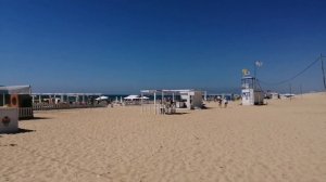 Лето продолжается! Анапа Джемете пляж Рябинушка 1 сентября 2020 г. Пляжи Пионерского проспекта