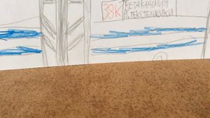 Бумажный троллейбус 38к. Информатор.