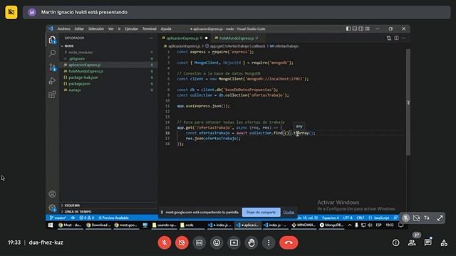 Programación Web 1 | Introducción a NodeJS, Express y MongoDB смотреть онлайн