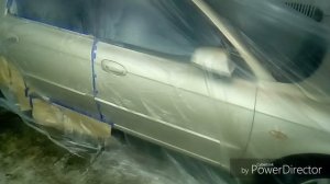 Киа спектра , ремонт и окраска крыла , часть 2. Kia spectra