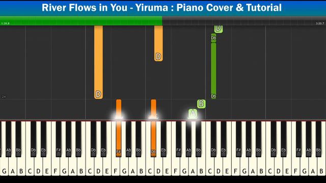 [EasyPiano] River Flows in You - Yiruma : Piano Cover & Tutorial | Mob Melody смотреть онлайн