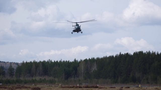 Ми-8 прерванный взлёт (упражнение) смотреть онлайн