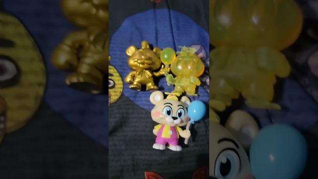 FNAF Circus Funko Mystery Minis Five Nights At Freddys Gold Freddy Chica Foxy Balloon Bonnie