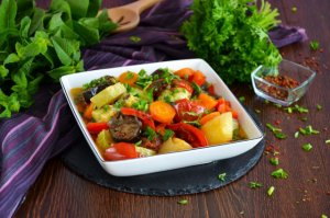 Овощи в казане тушеные на плите 💖 Как приготовить тушеные овощи в казане на плите